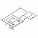 3M 31141 Compression Lugs, For 3/0 AWG, Stranded Wire, 1/2 in Stud Size, Long, Copper Barrel