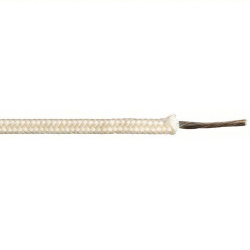 Tempco LDWR - 1042 High Temp Lead Wire: 16 AWG Wire Size, Natural, 250 ft Lg, MG - KVM Tools Inc.KV3GRK3