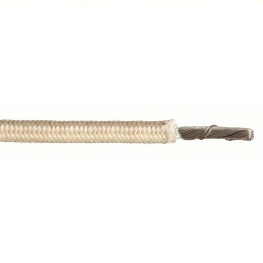 Tempco LDWR-1015 High Temp Lead Wire 10 AWG Wire Size, Natural, 100 ft Lg - KVM Tools Inc.KV2KE40