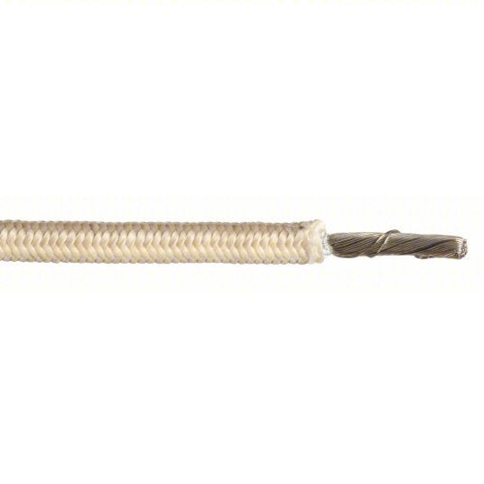 Tempco LDWR-1015 High Temp Lead Wire 10 AWG Wire Size, Natural, 100 ft Lg - KVM Tools Inc.KV2KE40