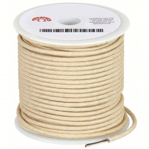 Tempco LDWR - 1023 High Temp Lead Wire 12 AWG Wire Size, Natural, 100 ft Lg - KVM Tools Inc.KV2KE44