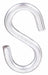 Nvent Caddy 771 S Hook, Steel, Unfinished, 29 lb Wt Capacity, 1 1/4 in Overall Lg, 11/16 in Overall Wd