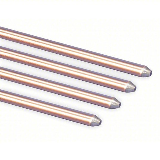 Nvent Erico 613400 Pointed End Ground Rod 3/4 in Dia, 10 ft Overall Lg - KVM Tools Inc.KV2KXL5
