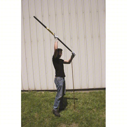 Nvent Erico 613400 Pointed End Ground Rod 3/4 in Dia, 10 ft Overall Lg - KVM Tools Inc.KV2KXL5