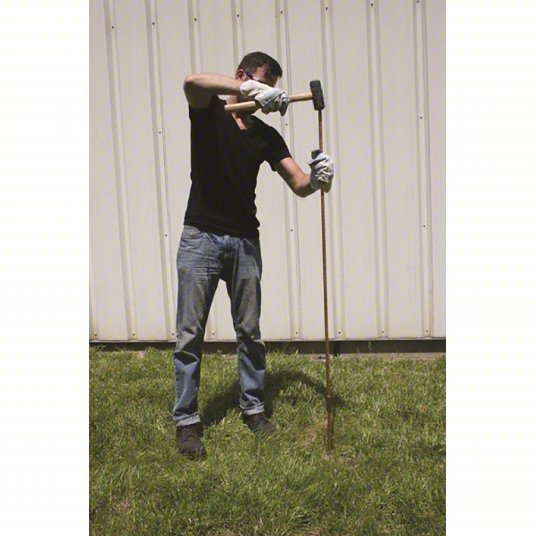 Nvent Erico 613400 Pointed End Ground Rod 3/4 in Dia, 10 ft Overall Lg - KVM Tools Inc.KV2KXL5