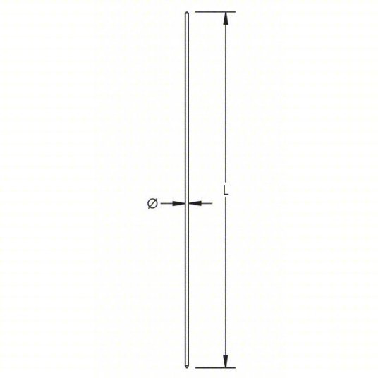 Nvent Erico 615880 Pointed End Ground Rod 5/8 in Dia, 8 ft Overall Lg, Copper Bonded Steel - KVM Tools Inc.KV2KXL8