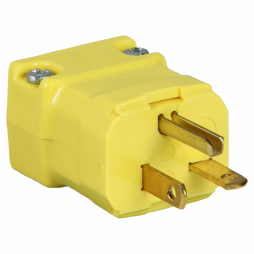 Hubbell HBL5464VY Straight Blade Plug 6-20P 250V 20A Yellow