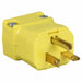 Hubbell HBL5464VY Straight Blade Plug 6-20P 250V 20A Yellow