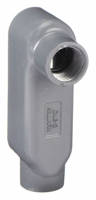 Hubbell Killark OLB-1 Conduit Outlet Body Aluminum 1/2 in LB