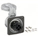 Hubbell VR341 Pin and Sleeve Receptacle 30 A, 600V AC/250V DC, Style 1 Grounding, Gray, Receptacle Only, Grounded - KVM Tools Inc.KV2NVP2