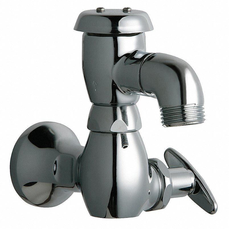 Chicago Faucets 952-CP Single Hole Mount, 1 Hole Low Arc Sill Faucet, Chrome plated