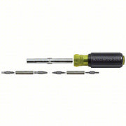 Klein 32500 Multi - Bit Screwdriver / Nut Driver, 11 - in - 1, Ph, Sl, Sq, Torx Bits, 6 - Piece, 8 Tips - KVM Tools Inc.KV2RKT1