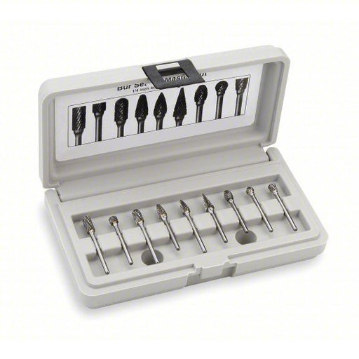 Widia M40594 Carbide Bur Sets, 1/2, 8 Pcs - KVM Tools Inc.KV2RPW1