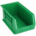 Akro-Mils 30240GREEN Hang and Stack Bin, 8 1/4 in x 14 3/4 in x 7 in, Green