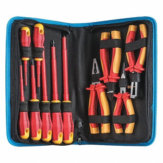 Jonard TK - 110INS Insulated Tool Kit, 11 Total Pcs, Tool Case - KVM Tools Inc.KV2TDP7
