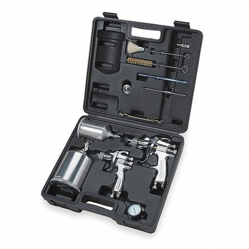Binks 98 - 3170 HVLP Spray Gun HVLP, 10 in, 1/4 in Air Inlet Size, Coatings/Paints, 12 cfm @ 30 psi, Gravity - KVM Tools Inc.KV2TKP4