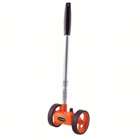 Keson RR182 Measuring Wheel 9,999 ft Range, Adj Handle Handle, Spoked Dual Wheel, Rubber Tread, 42 in Lg - KVM Tools Inc.KV2UJY5