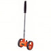 Keson RR182 Measuring Wheel 9,999 ft Range, Adj Handle Handle, Spoked Dual Wheel, Rubber Tread, 42 in Lg - KVM Tools Inc.KV2UJY5