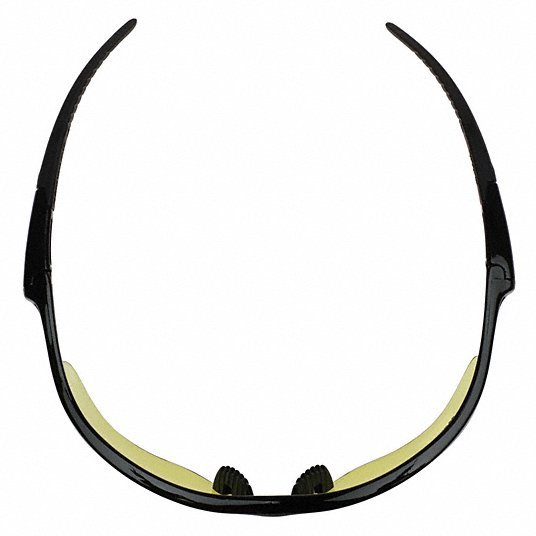 Kleenguard 25659 Safety Glasses Amber Lens, Half - Frame, Anti - Fog, Black Frame, Nemesis(TM) Series - KVM Tools Inc.KV2UYF6