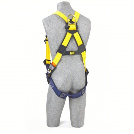 3M DBI-SALA 1102000 Full Body Harness Vest Harness, Mating / Tongue, Cam, Universal (S/M/L/XL), Steel - KVM Tools Inc.KV2UZH7