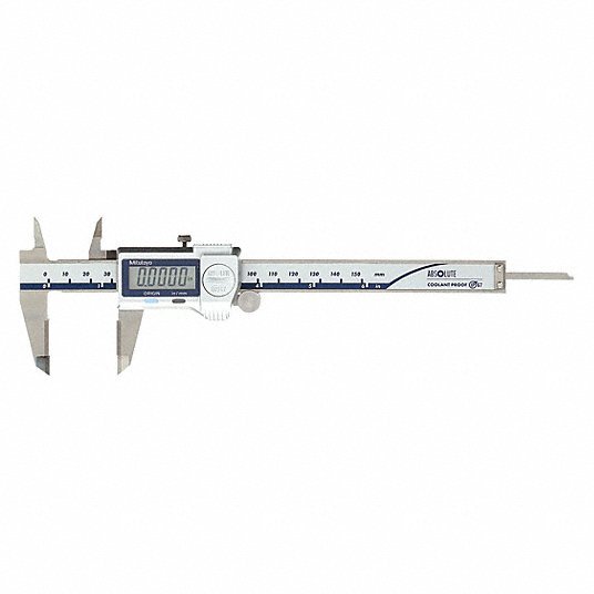 Mitutoyo 500 - 752 - 20 4 - Way Digital Caliper 0 in to 6 in /0 mm to 150 mm, IP67, Inch/Metric, Cabled - KVM Tools Inc.KV2VNH6
