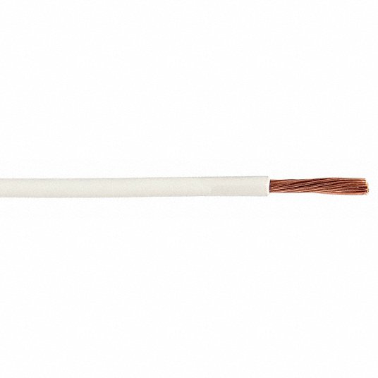 Southwire 22965801 Building Wire, THHN, 12 AWG, 500 ft, White, Nylon Jacket, PVC Insulation - KVM Tools Inc.KV2W284