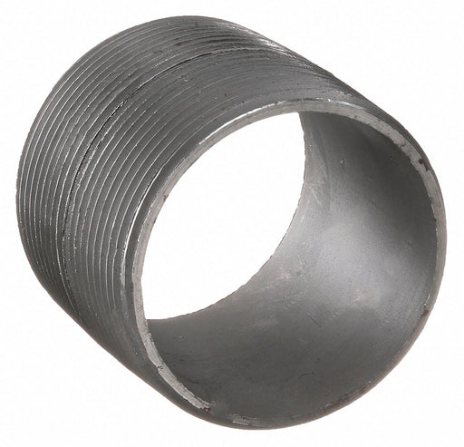 Approved Vendor 2WV63 Pipe Nipple, 2 1/2 in Nominal Pipe Size, Male NPT x Male NPT, 2 1/2 in Lg, Schedule 40, Black Steel