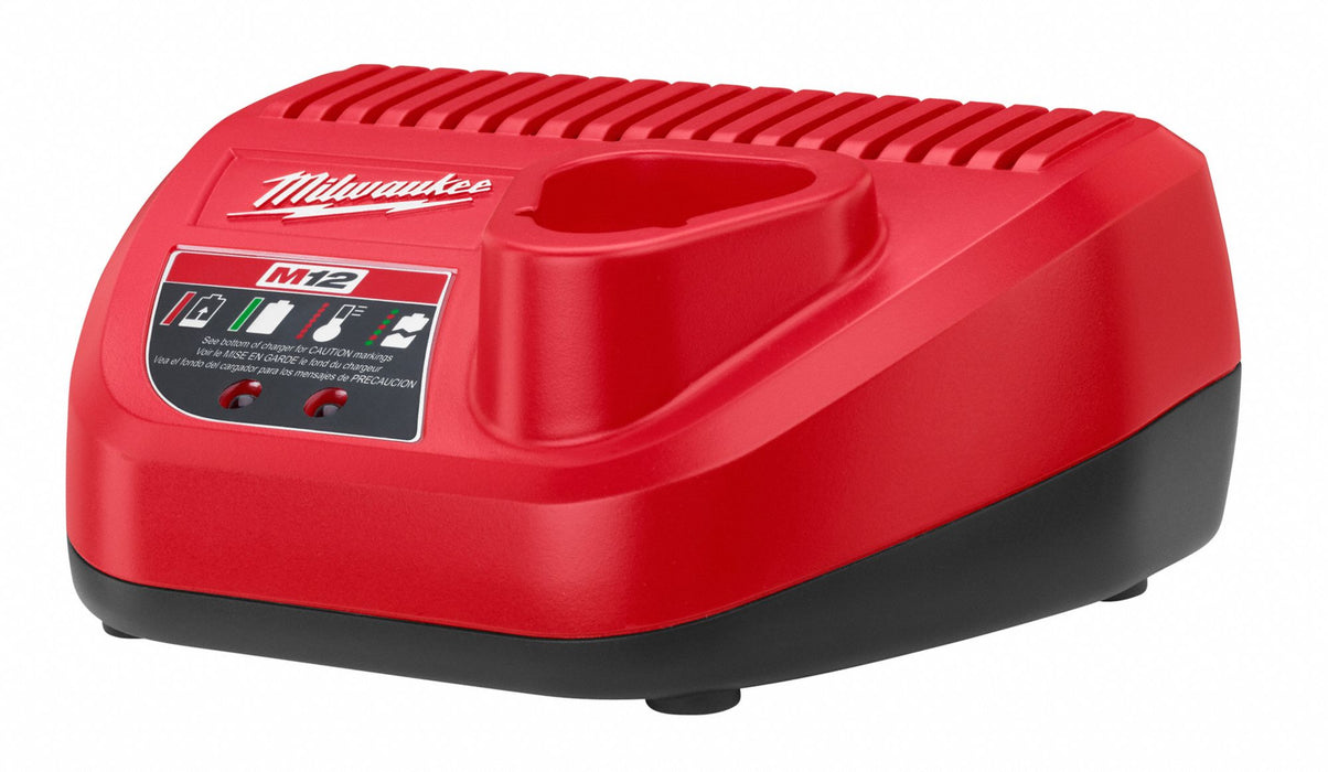 Milwaukee 48-59-2401 Battery Charger, Single-Port Charging, For 12V DC, 120V AC