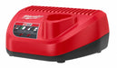 Milwaukee 48-59-2401 Battery Charger, Single-Port Charging, For 12V DC, 120V AC