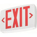 Lithonia LQM S W 3 R 120/277 M6 Exit Sign LED, White, Red, 1 Faces, Ceiling, Not Battery Powered, Without Battery Backup - KVM Tools Inc.KV3BA31