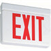 Lithonia LQM S W 3 R 120/277 M6 Exit Sign LED, White, Red, 1 Faces, Ceiling, Not Battery Powered, Without Battery Backup - KVM Tools Inc.KV3BA31