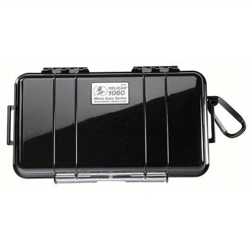 Pelican 1060S Protective Case 4 1/4 in x 8 1/4 in Inside, Black, No Wheels, Polycarbonate - KVM Tools Inc.KV2ZML2