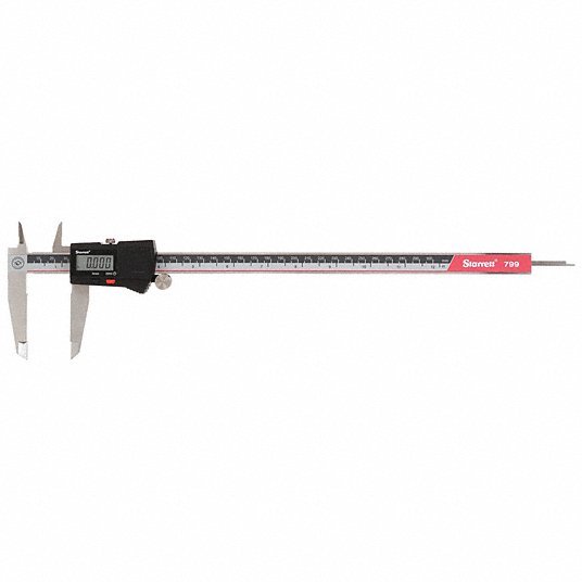 Starrett EC799A - 12/300 4 - Way Digital Caliper 0 in to 12 in /0 mm to 300 mm, Inch/Metric, Stainless Steel - KVM Tools Inc.KV2ZUF9