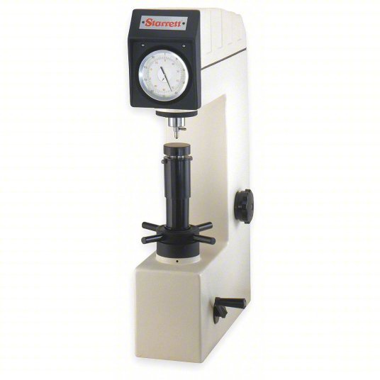 Starrett 3814 Benchtop Hardness Tester Rockwell A Scale 80/Rockwell B Scale 90/Rockwell C Scale 63 - KVM Tools Inc.KV2ZUP4
