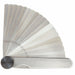 Starrett 66T Tapered Feeler Gauge Set: Inch, 26 Feeler Blades, 3 1/32 in Blade Lg, Tapered Blade
