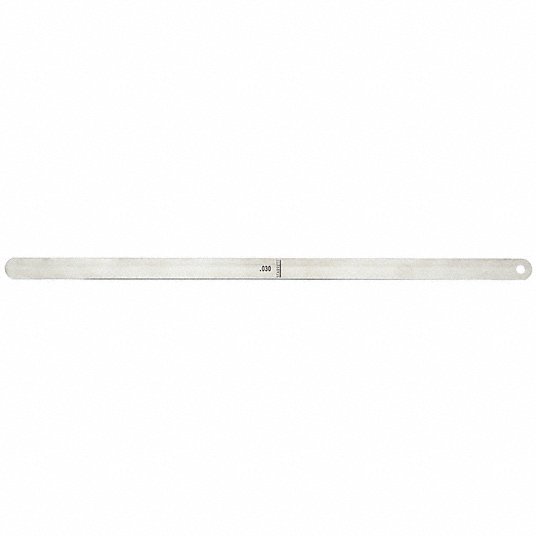 Starrett S667A Loose - Leaf Feeler Gauge Set Inch, 32 Feeler Blades, 0.0005 - 0.030 in, 12 in Blade Lg - KVM Tools Inc.KV2ZVE6