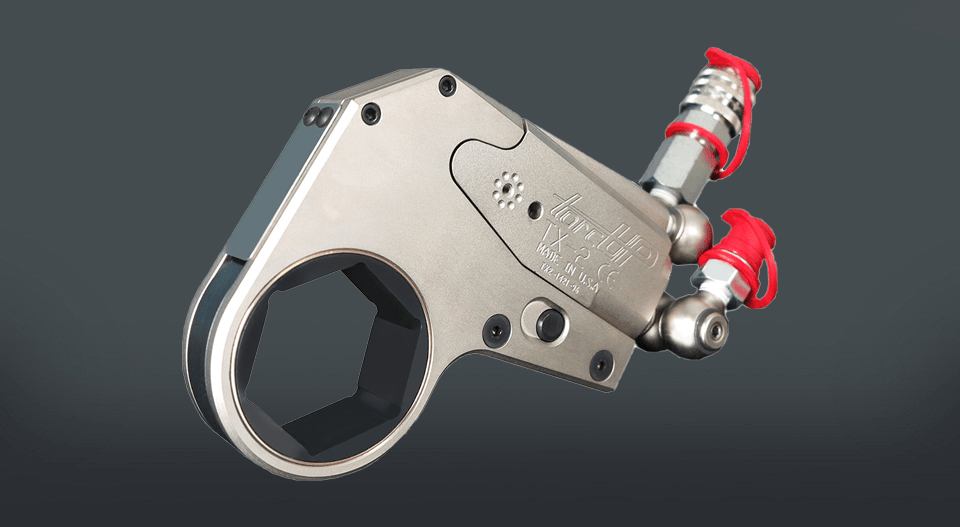 TorcUP TX - 2 Continuous Ratchet Low Clearance Drive Cylinder, 1,928 lbf - ft - KVM Tools Inc.KVTX - 2