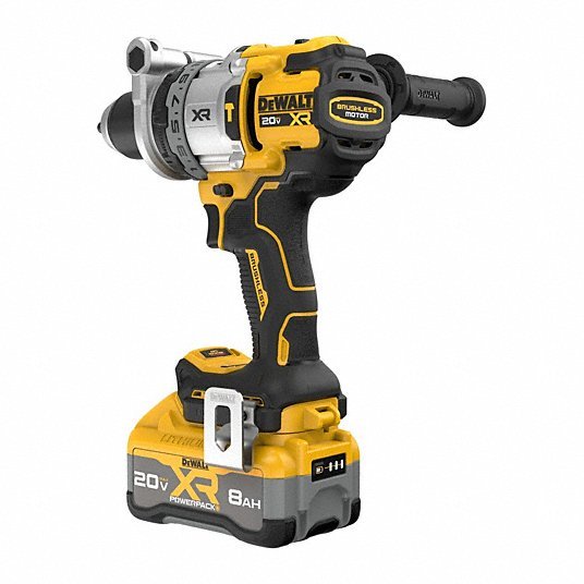 DeWalt DCD1007WW1 Hammer Drill 20V DC, Premium, 1/2 in Chuck, 1/2 in Concrete Capacity, 3 Speeds, 1,530 in - lb - KVM Tools Inc.KV824WX0