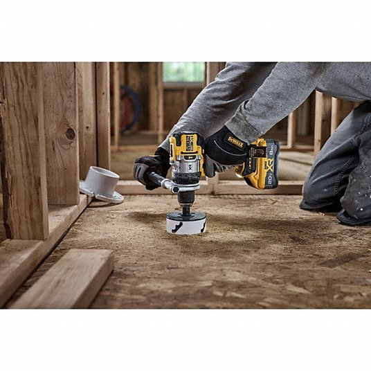 DeWalt DCD1007WW1 Hammer Drill 20V DC, Premium, 1/2 in Chuck, 1/2 in Concrete Capacity, 3 Speeds, 1,530 in - lb - KVM Tools Inc.KV824WX0
