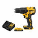 DEWALT DCD777D1 Drill-Driver Kit, 20V MAX*, Compact, 1/2 in Chuck, 1, 750 RPM Max., Brushless, 2.0 Ah