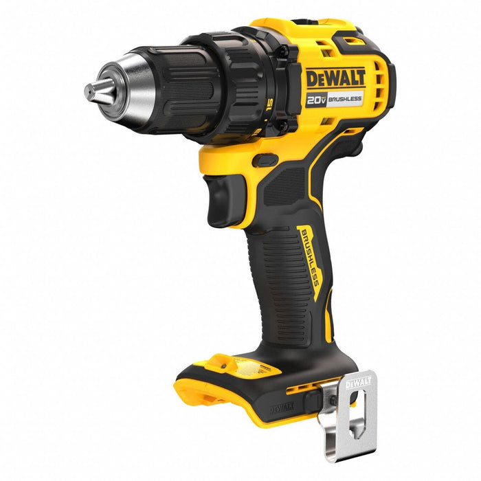 DEWALT DCD793B Drill, 20V MAX*, Compact, 1/2 in Chuck, 1, 650 RPM Max., Brushless, Tool Only, 20 V DC Volt