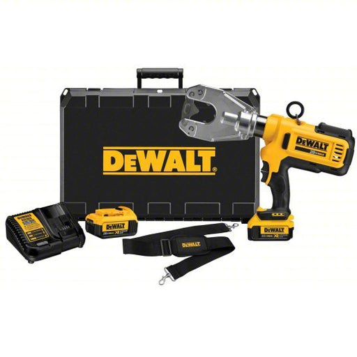 DeWalt DCE350M2 Cordless Crimping Tool Kit 20 V, Dieless Head, 750 kcmil Max Copper, Latching Head, DCE - KVM Tools Inc.KV49EM89
