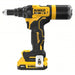 DeWalt DCF403D1 Cordless Rivet 49/50 in Stroke Lg, 2,100 lb Pulling Force, 3/16 in Blind Rivet Dia. Steel, 2.0 Ah - KVM Tools Inc.KV810XE2