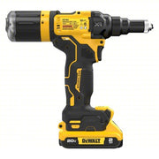 DeWalt DCF403D1 Cordless Rivet 49/50 in Stroke Lg, 2,100 lb Pulling Force, 3/16 in Blind Rivet Dia. Steel, 2.0 Ah - KVM Tools Inc.KV810XE2