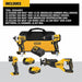 DeWalt DCK449P2 Cordless Tool Combination Kit 4 Tools, 20 V DC Volt, Battery Included, 20V MAX* XR® - KVM Tools Inc.KV807VD9