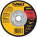 DEWALT DW4523 Depressed Center Grinding Wheel, Type 27, 4 1/2" x 1/4" x 5/8"-11, Aluminum Oxide, 24 Grit