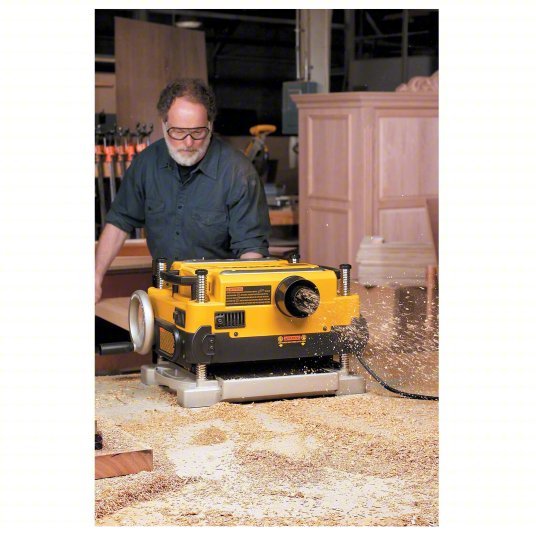 Dewalt DW735 Portable Planer 115V, Single-Phase, 15 A, 2 hp, 13 in Max. Wd, 6 in Max. Ht, 10,000 RPM - KVM Tools Inc.KV1EZ32
