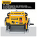 Dewalt DW735 Portable Planer 115V, Single-Phase, 15 A, 2 hp, 13 in Max. Wd, 6 in Max. Ht, 10,000 RPM - KVM Tools Inc.KV1EZ32