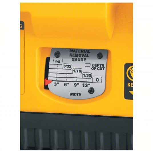 Dewalt DW735 Portable Planer 115V, Single-Phase, 15 A, 2 hp, 13 in Max. Wd, 6 in Max. Ht, 10,000 RPM - KVM Tools Inc.KV1EZ32