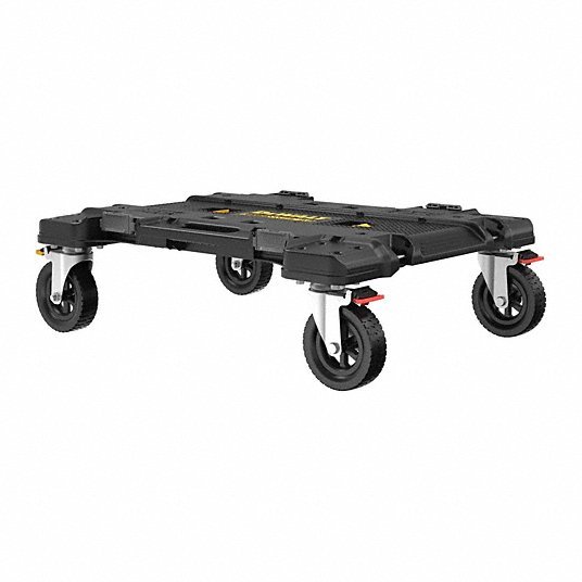 DeWalt DWST08530 Tough System Tool Box Dolly 26 in W x 26 in D x 10 in H, Black, 440 lb Load Capacity - KVM Tools Inc.KV827TN0